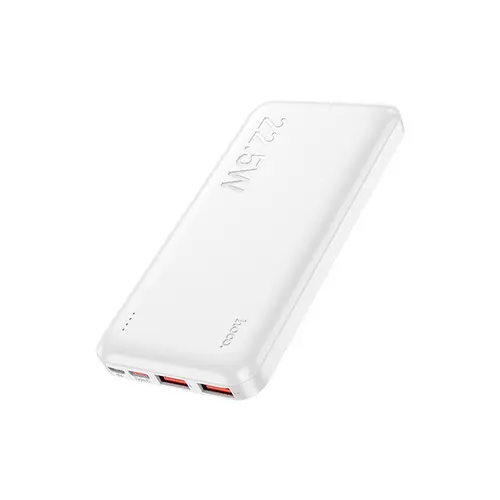 Hoco J101 Astute 10000mAh 22.5W Fast Charging Power Bank (White)