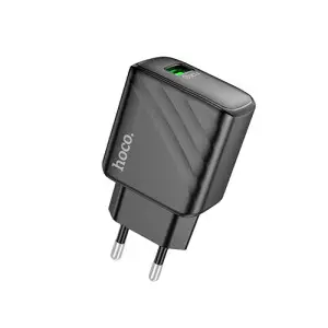 Hoco CS21A Rich 18W Wall charger with single USB-A port.