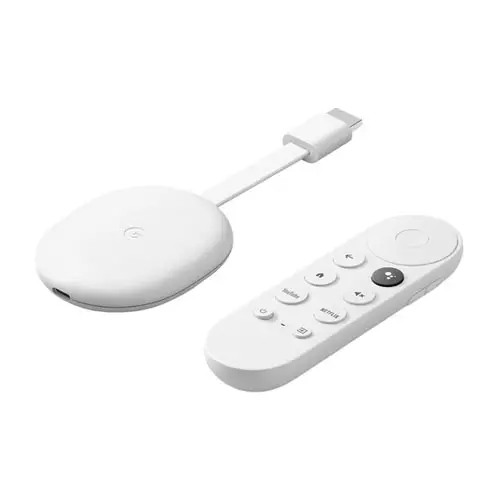 GOOGLE CHROMECAST WITH 4K GOOGLE TV (SNOW)