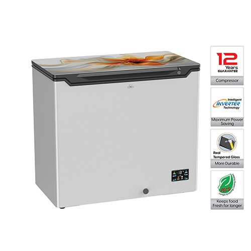 Walton WCF-2A0-GSRE-XX-P Inverter 210L Direct Cool Freezer