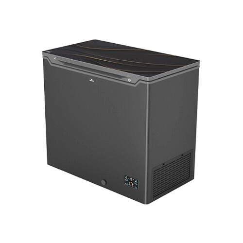 Walton WCF-2A0-GSRE-XX-P Inverter 210L Direct Cool Freezer (Metallic Grey) - 1
