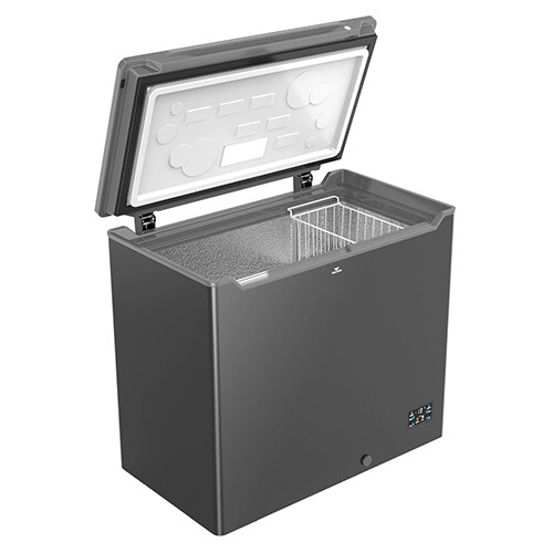 Walton WCF-2A0-GSRE-XX-P Inverter 210L Direct Cool Freezer (Metallic Grey) - 2