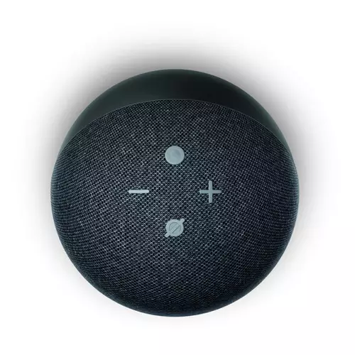Amazon Echo Dot 4th Gen Smart Voice Assistant Speaker with Alexa (Charcoal)-1