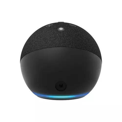 Amazon Echo Dot 5th Gen Clock and Alexa Smart Speaker (Black)-2