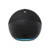 Amazon Echo Dot 5th Gen Clock and Alexa Smart Speaker (Black)-2