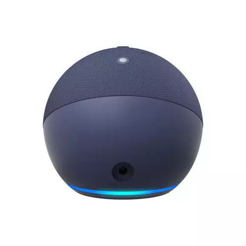 Amazon Echo Dot 5th Gen Clock and Alexa Smart Speaker (Blue)-1