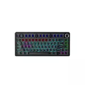 AULA F75 RGB Wired Hot Swappable Mechanical Keyboard (Black)