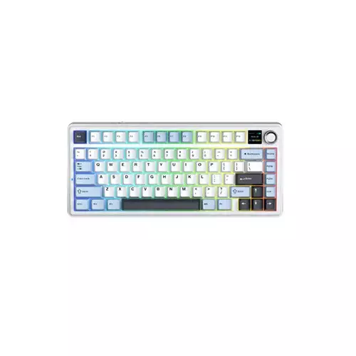AULA F75 MAX Tri-Mode Mechanical Keyboard with TFT Screen and Knob