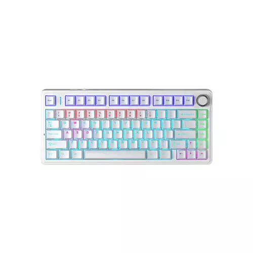 AULA F75 RGB Wired Hot Swappable Mechanical Keyboard (White)