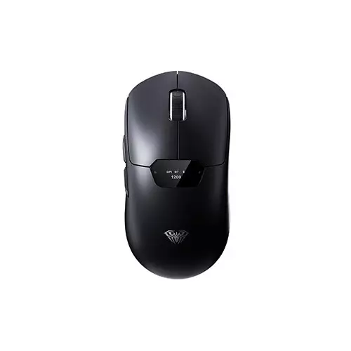 AULA SC390 Tri-Mode Lightweight Gaming Mouse with Smart Display-Black