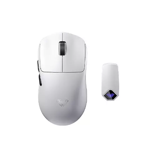 AULA SC800 PAW3395 26000 DPI 8Khz Tri-Mode Gaming Mouse (White)
