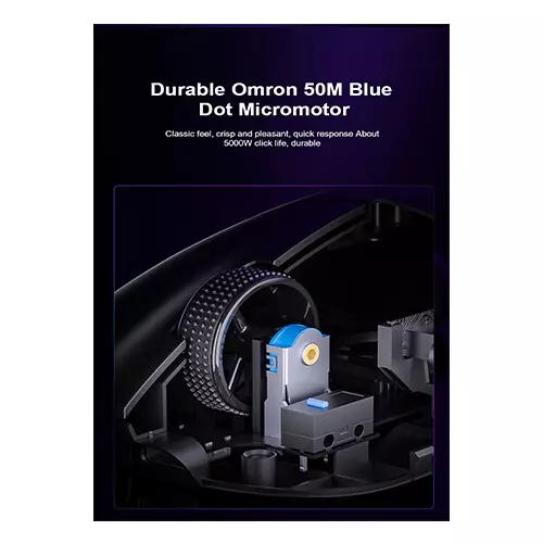 AULA SC800 PAW3395 26000 DPI 8Khz Tri-Mode Gaming Mouse (White)-gallery-2