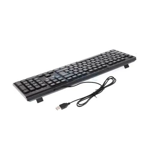 AULA AK205 Wired Black Keyboard with Bangla - 1