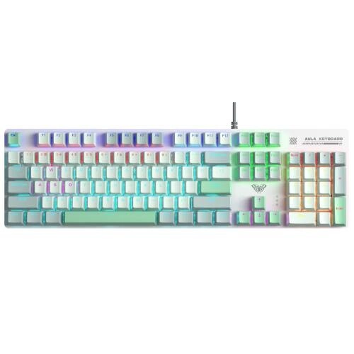 AULA S500 Wired Gaming White Mechanical Keyboard