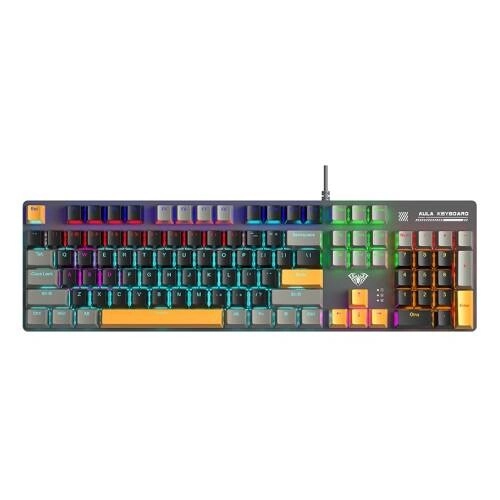 AULA S500 Wired Mechanical Gaming Keyboard - Black/Grey