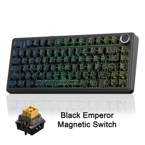 AULA F75 HE Hall Effect Tri-Mode Black Contour Gaming Keyboard