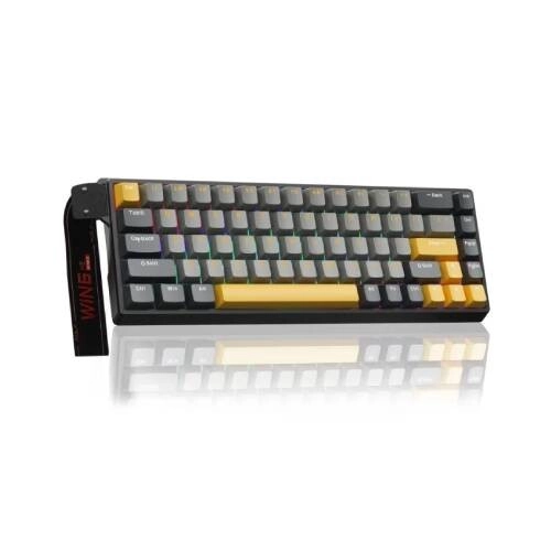 AULA WIN68 Wired Yellow Magnetic Keyboard (Max)