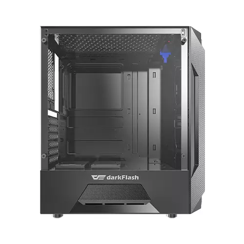 Aigo DarkFlash Leo RGB Mid Tower Tempered Glass ATX Case - 1