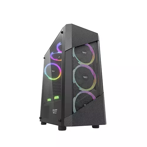 Aigo DarkFlash Pollux RGB Mid Tower Tempered Glass ATX Case