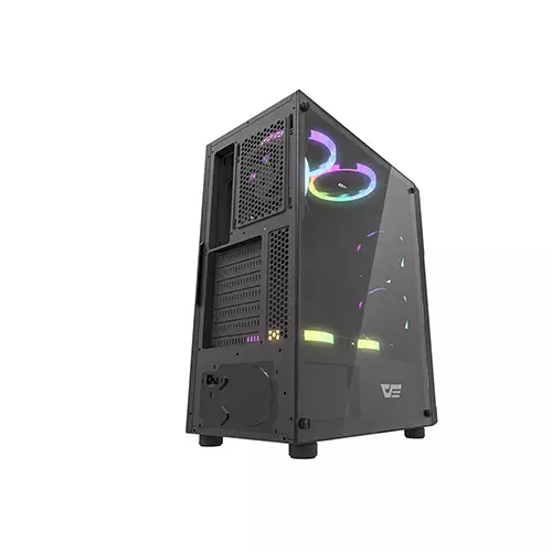 Aigo DarkFlash Pollux RGB Mid Tower Tempered Glass ATX Case - 2