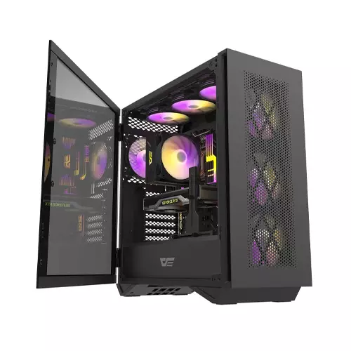 Aigo Darkflash DLS 480 Luxury ATX 4 Fan PC Case-1