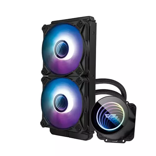 Aigo DarkFlash Twister DX 240 V2 Liquid CPU Cooler (Black)-gallery-1