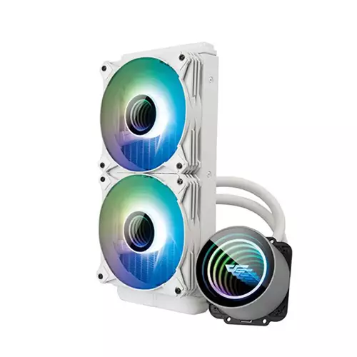 Aigo DarkFlash Twister DX 240 V2 Liquid CPU Cooler (White)-gallery-1