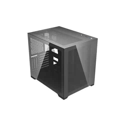 AIGO DARKFLASH C305 TEMPERED GLASS ATX GAMING CASE (BLACK) - 1