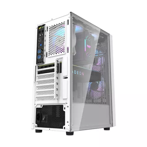 AIGO DARKFLASH A290 TEMPERED GLASS ATX CASE (WHITE) - 5
