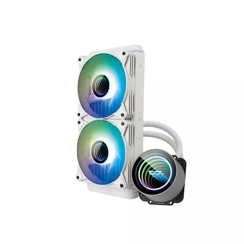 AIGO DARKFLASH TWISTER DXV2.6 240 LIQUID CPU COOLER WHITE-gallery-1