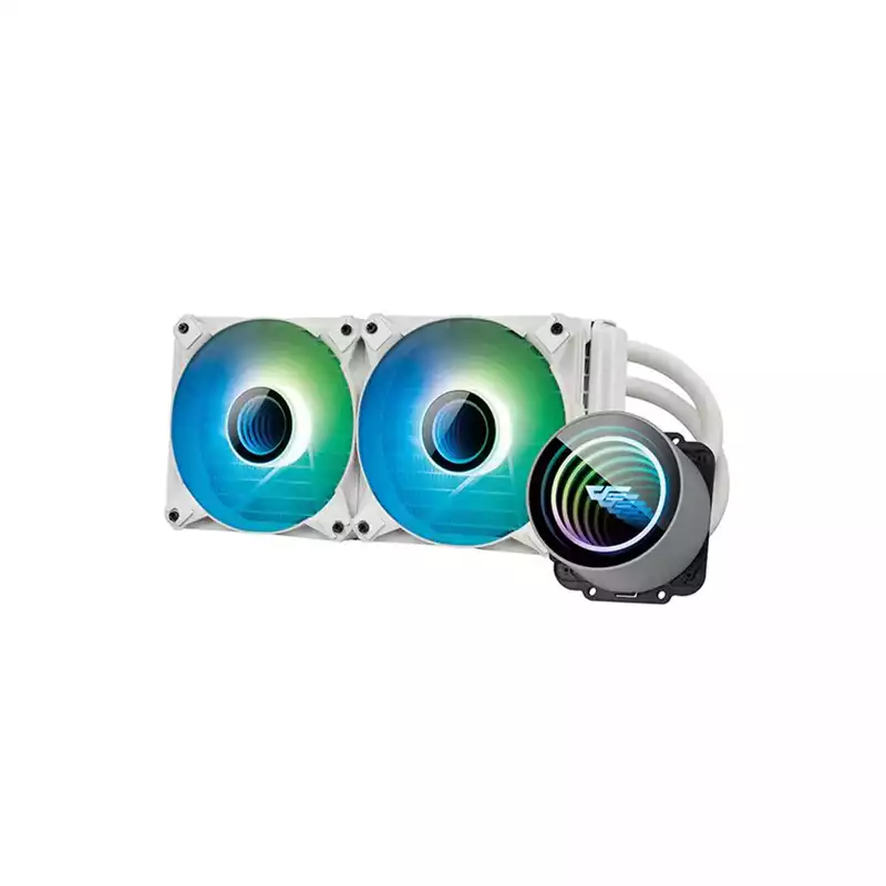 AIGO DARKFLASH TWISTER DXV2.6 240 LIQUID CPU COOLER WHITE
