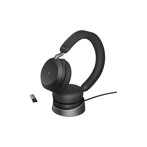 JABRA EVOLVE2 75 DUO BLUETOOTH LINK380A/LINK380C WITH CHARGING STAND HEADSET-gallery-2