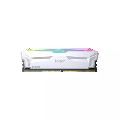 Lexar ARES RGB 16GB 6400MHz CL32 DDR5 Desktop RAM (White)