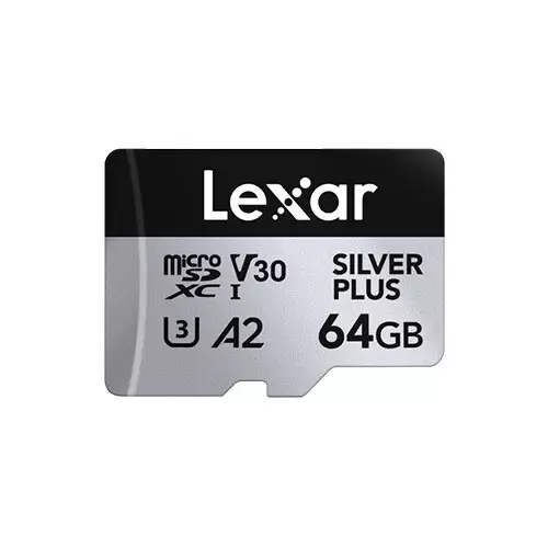Lexar Professional SILVER PLUS 64GB UHS-I microSDXC Memory Card