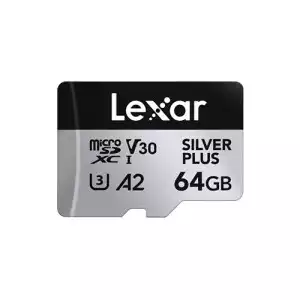 Lexar Professional SILVER PLUS 64GB UHS-I microSDXC Memory Card