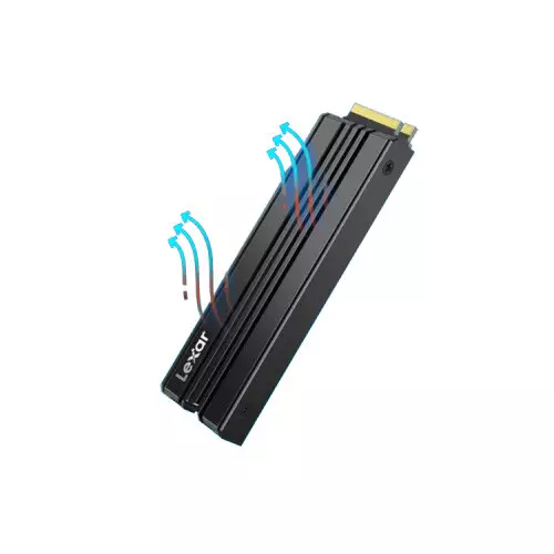 Lexar NM790 1TB M.2 2280 PCIe Gen 4×4 NVMe SSD with Heatsink - 1