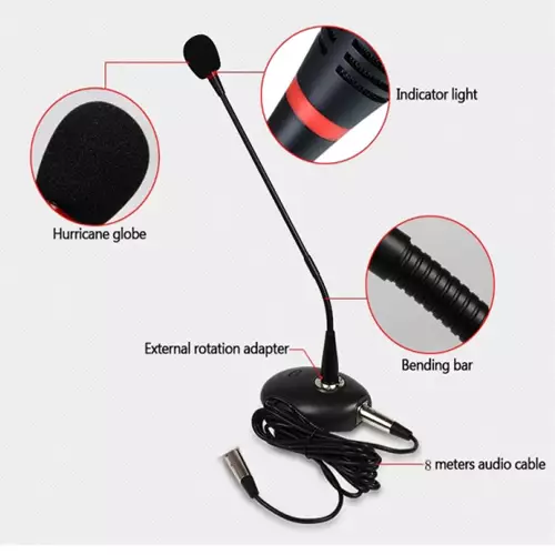 HTDZ HT-D38 Gooseneck Microphone - 2