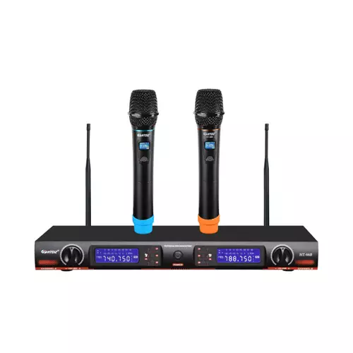 HTDZ HT-66B UHF Wireless System Microphone  (1 Hand + 1 Tie or 2 Hand)