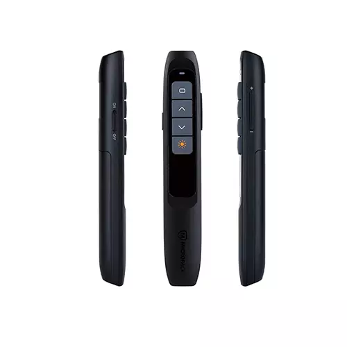 Micropack WPM-06 Black Pocket Wireless Red laser 100M Range Presenter