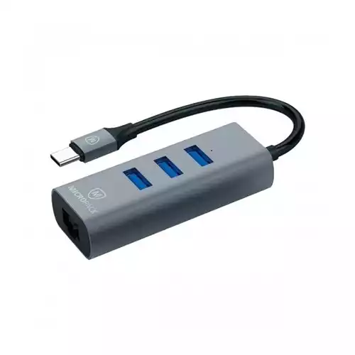 Micropack MDC-3AE USB-C to USB-A HUB with Ethernet