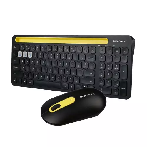 Micropack KM-238W Antibacterial Keyboard & Mouse Wireless Combo-1