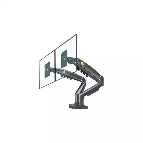 MICROPACK DM-02 17-27 INCH LCD-LED MONITOR DUAL ARM DESK MOUNT STAND