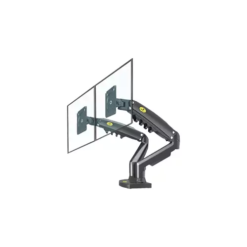 MICROPACK DM-02 17-27 INCH LCD-LED MONITOR DUAL ARM DESK MOUNT STAND