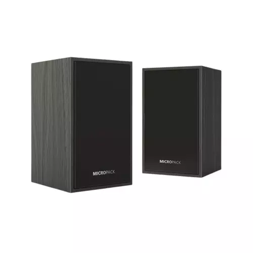 Micropack MS-215A Wired Multimedia Wooden Computer Speakers - 1