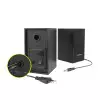 Micropack MS-215A Wired Multimedia Wooden Computer Speakers-2