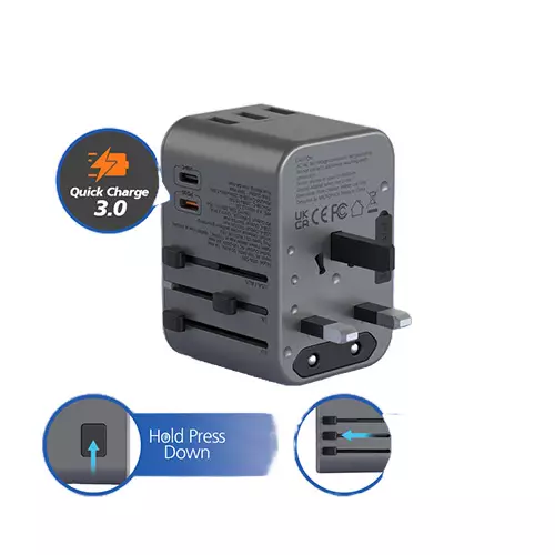 Micropack MTA-535 International Universal Travel Adapter-gallery-1