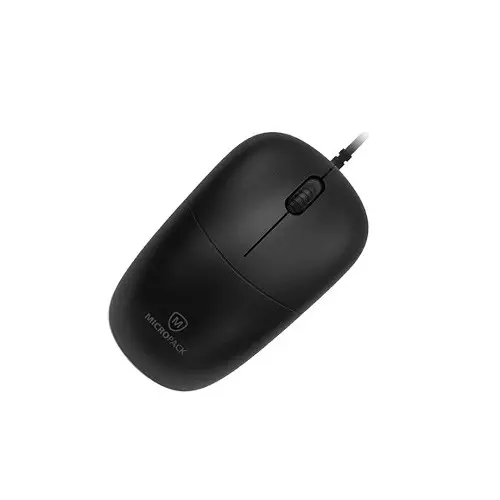 Micropack M-105 Silent Wired Optical Mouse Black - 1