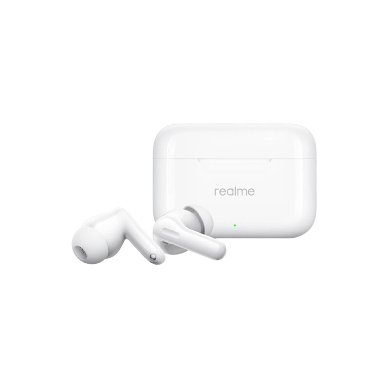 Realme Buds T200 ANC Bluetooth Earbuds (Snowy White) - 2