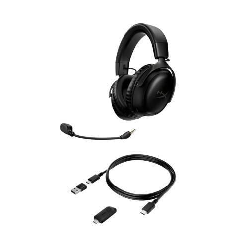 HyperX Cloud III Wireless Gaming Headset (Black) - 2