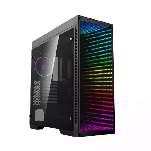 Gamemax Abyss-TR M-908-TR Mid Tower Tempered Glass ATX Gaming Case (Black)